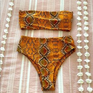 Zaful Python bikini